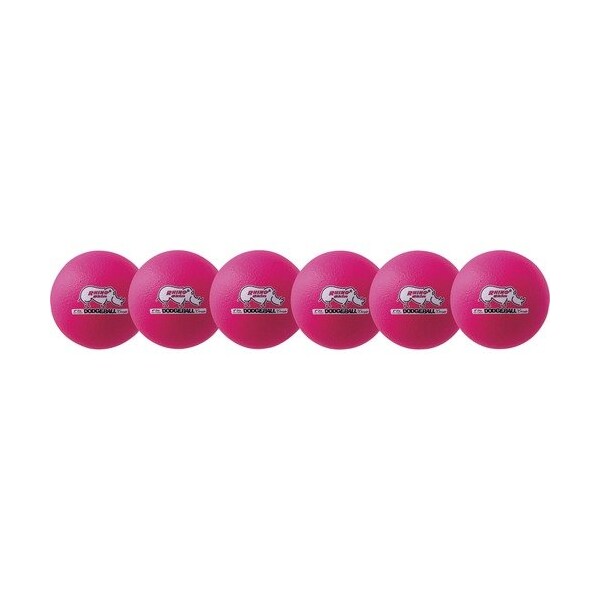 DODGEBALL, FOAM, NEONPINK, 6PK